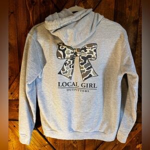 Local Girl Outfitters Gray Kids Hoodie